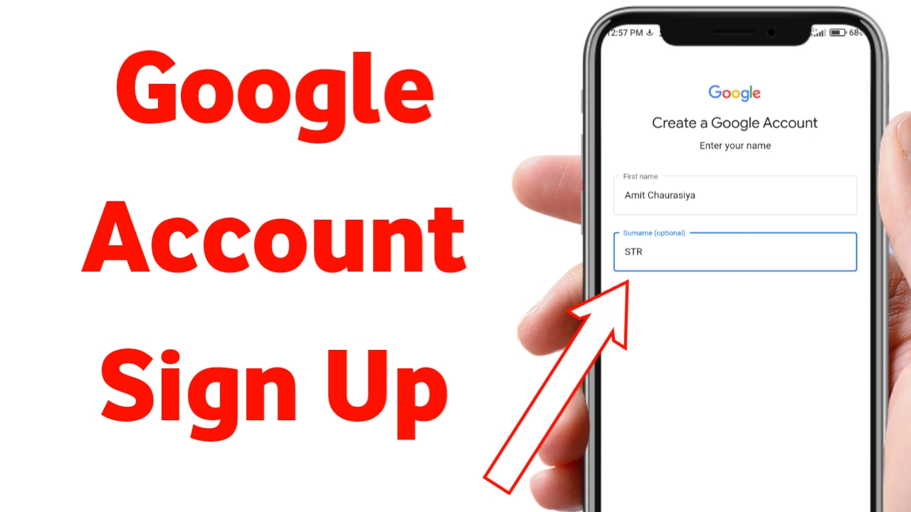 Google Account Sign Up